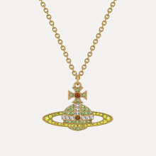 Vivienne Westwood - Kika Pendant Gold/ Peridot, Citrine
