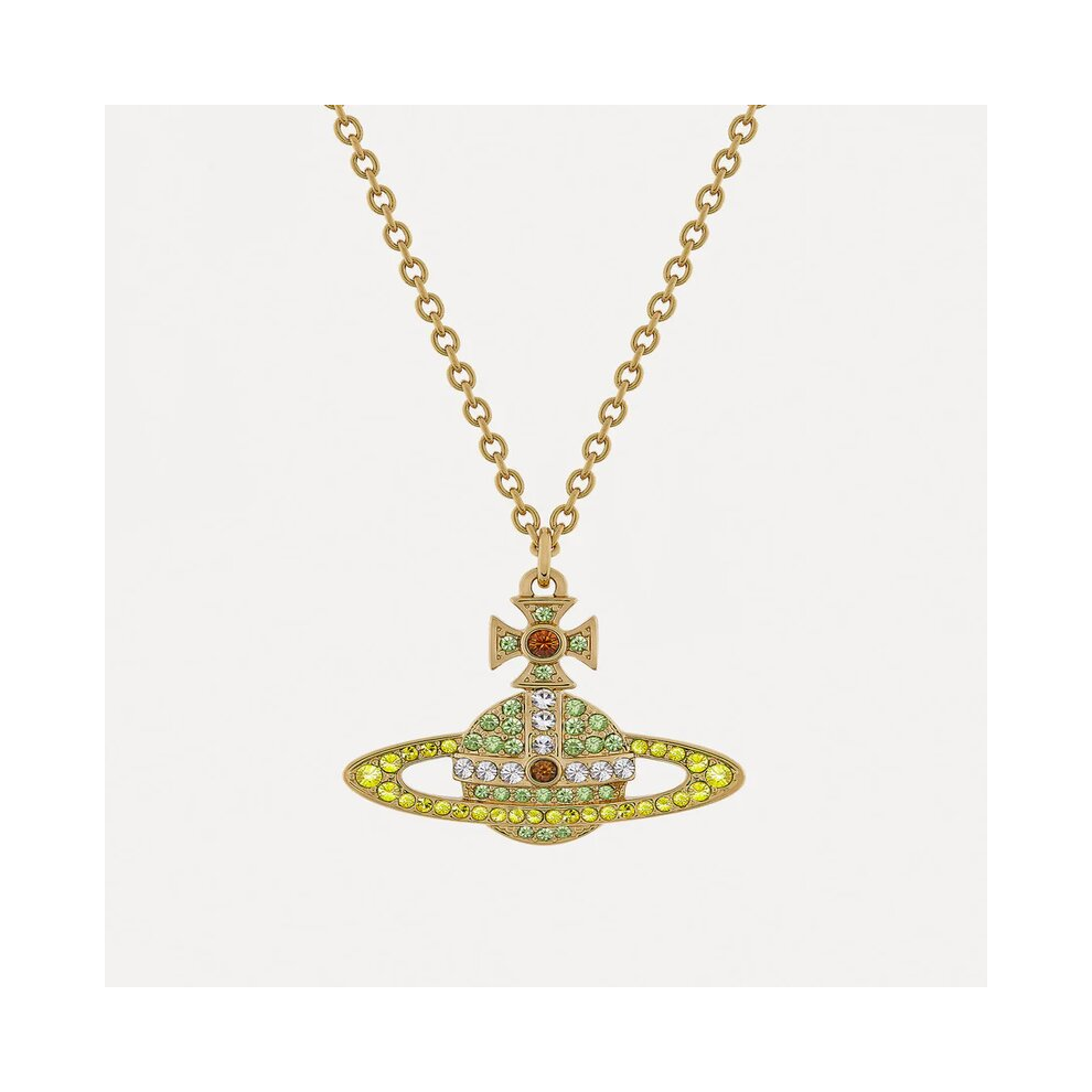 Vivienne Westwood - Kika Pendant Gold/ Peridot, Citrine