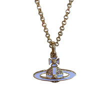 Vivienne Westwood - Neil Mini Bras Pendant Gold/ Light Amethyst