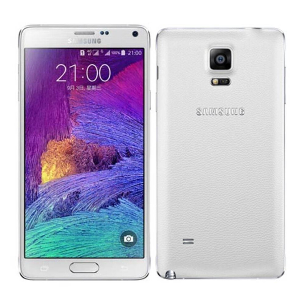 (N910A Simple Set, White) Samsung Galaxy Note 4 Mobile Phone