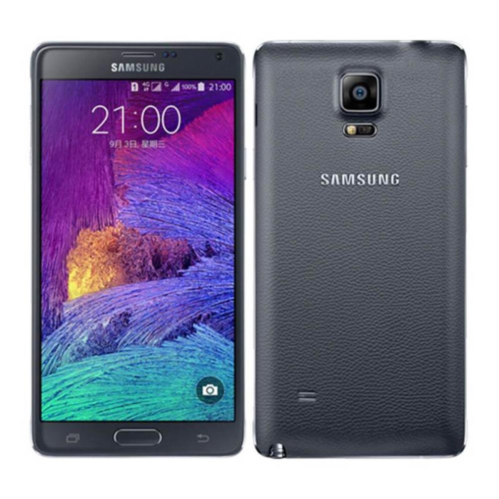 (N910V Simple Set, Black) Samsung Galaxy Note 4 Mobile Phone