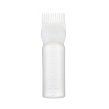 (White) Root Comb Applicator Bottle Hair Dye Brush With Graduated Scale For Hair Root Color (purple)