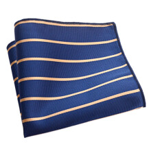 (Green) Pocket Square Vintage Pattern Breathable Men Striped Paisley Handkerchief For Wedding