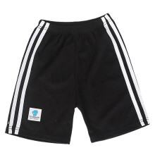 (5-6 Years, Black) 2-12 Years Kids Shorts Striped Sports Short Pants