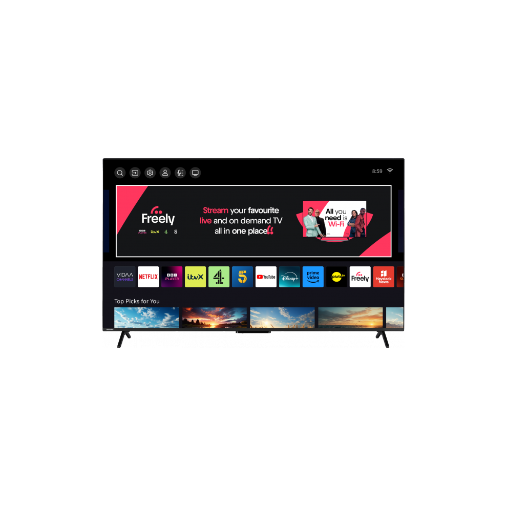Toshiba 65 Inch 65Uv2f53db Smart 4K Uhd Hdr Lcd