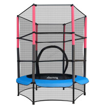 GALACTICA Children's Mini Trampoline With Safety Net - 4.5ft