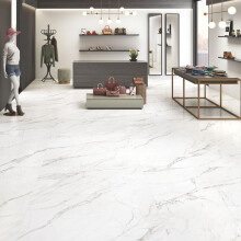 48Pcs Square Self Adhesive Stone Effect Floor Tiles