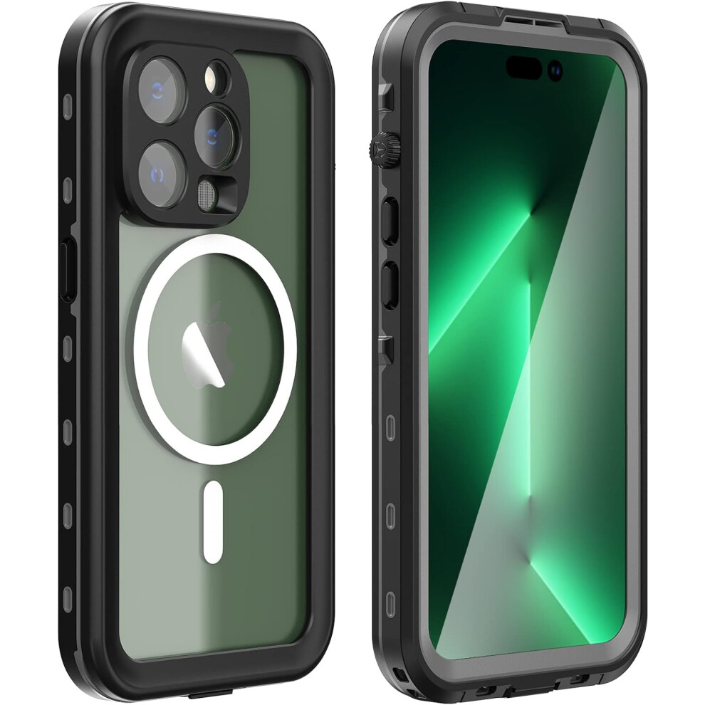 For iPhone 14 Pro Waterproof 360° Full Body Protector Cover Phone Case