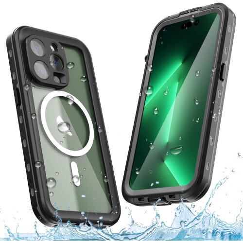 For iPhone 14 Pro Waterproof 360° Full Body Protector Cover Phone Case 2