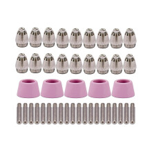 45pk Plasma Cutter Torch Consumables Electrode Nozzles Cups Kit For -60 Sg-55 Wsd-60 Fit Cut-60 Lgk