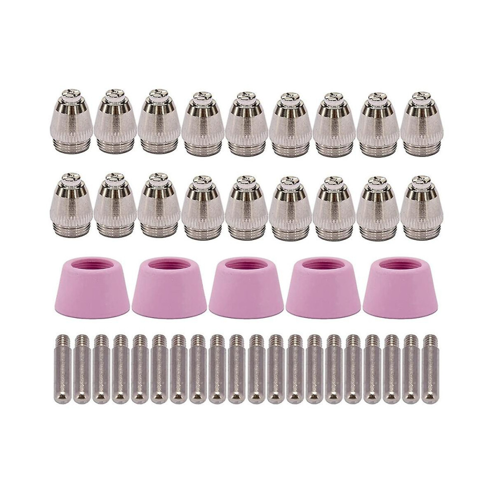 45Pk Plasma Cutter Torch Consumables Electrode Nozzles Cups Kit For -60 Sg-55 Wsd-60 Fit Cut-60 Lgk 7305602212640