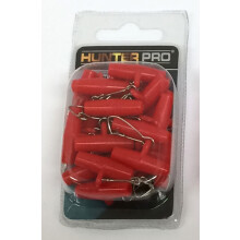 (Red) Hunter Pro 20 x Zip Slider Dart Booms. Red, Yellow or Orange