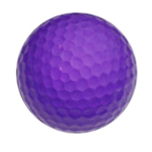 (Purple) Double Layer Colorful Golfs Gift Ball Portable Durable Small Golfs Ball for Playing Golfs