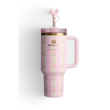 Large Capacity Car Ice Cup H2.0 FlowState Tumbler 40oz Cup Light Pink Rose