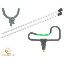 Hunter Pro Bank Stick & Rod Rest Set. 2 X 60cm Bank Stick, Feeder Rest & 'u' Butt Rest
