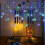 (Multicolor) LED Snowflake Window Lights for Christmas Waterproof String Lights 1