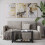 URBN Living (Black) 83cm 2 Tier Coffee Table Side Table With Shelf TV Stand Minimalist Style 4