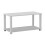 URBN Living (White) 83cm 2 Tier Coffee Table Side Table With Shelf TV Stand Minimalist Style 4