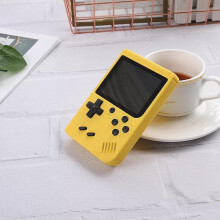 (Yellow singles) Gameboy Built-in 500 Classic Game Retro Video Game Console