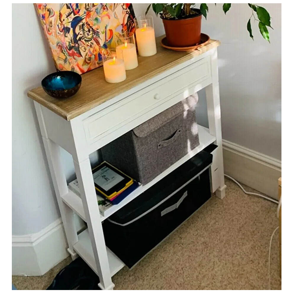 Slim Hallway Console Table Hall Living Room Furniture Narrow Vintage