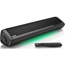 Saiyin Sound Bar for TV, Soundbar with Bluetooth,Optical, AUX Inputs, 17-Inch Small TV Sound Bar Speakers with Visual Volume Adjustment , DS6305)