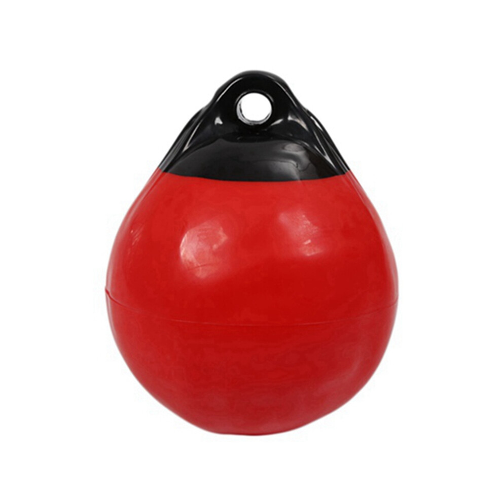 Melitt-Heavy Duty PVC Boat Ball Round Anchor Buoy Dock Bumper Inflatable Protection Marine Mooring Red
