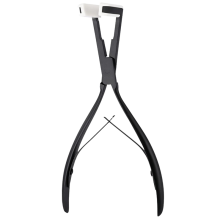 Melitt Tape-In Hair Extensions Pliers - Stainless Steel Flat Seal Clamp with Silicone Pad Jaws, Non-Slip Handle