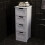 (Grey) Priano 4 Drawer Freestanding Storage Bathroom Unit 2