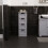 (Grey) Priano 4 Drawer Freestanding Storage Bathroom Unit 3