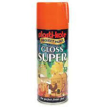 Plastikote Super Gloss 400ml Spray Paint Available Orange