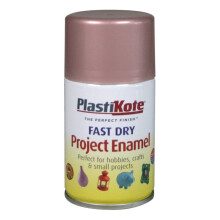Plastikote Enamel Spray Paint 100Ml Fast Drying All Colours Rose Gold