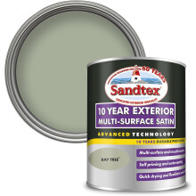 Sandtex 10 Year Multi Surface Satin Paint 750ml Baytree