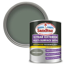 Sandtex 10 Year Multi Surface Satin Paint 750ml Fern Canopy