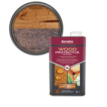 Barretine Wood Protective Treatment Paint 1L Light Brown