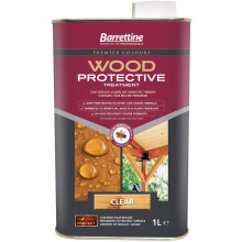 Barretine Wood Protective Treatment Paint 1L Clear