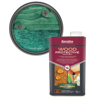 Barretine Wood Protective Treatment Paint 1L Holly Green