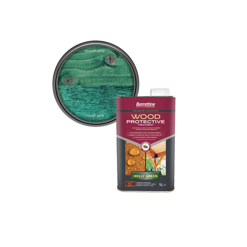 B&Q - Protective Treatment Holly Green1L - Image 3