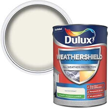 Dulux Weathershield Smooth Masonry Paint 5L Jasmine White