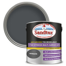 Sandtex 10 Year Multi Surface Satin Paint 2.5L Anthracite