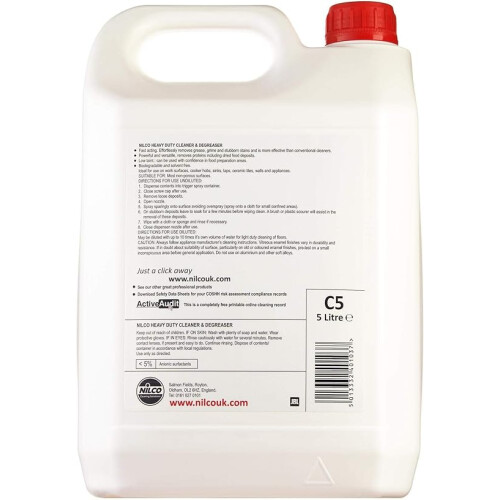 Nilco NILCO HVY DTY CLEANER & DEGREASER 5LITRE C5 2