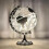 Silver Globe Desk Lamp, 3 meter String Lights, Globe Diam. 20 cm, Warm White Light 4