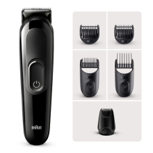 Braun MGK3410 All In One Grooming Kit Cordless Hair & Beard Clipper 50 Mins Running Time