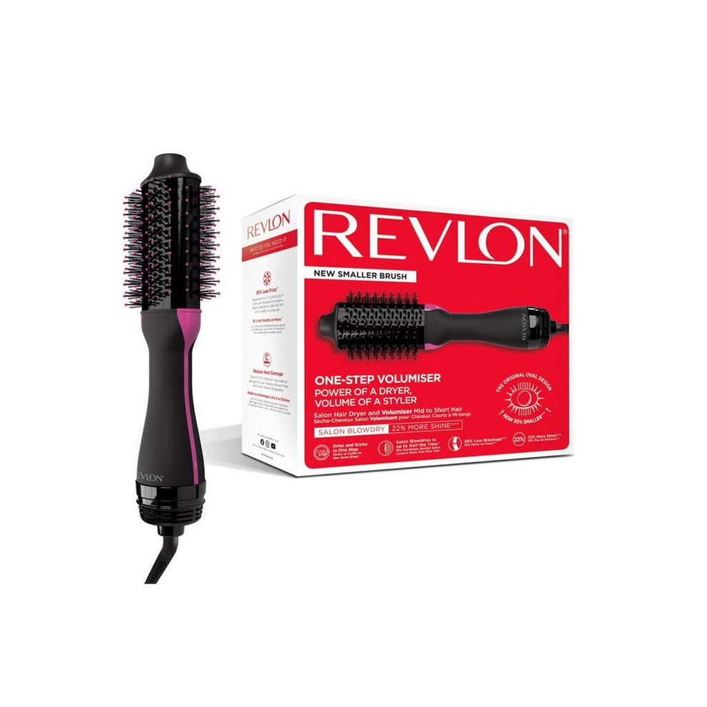 Revlon One Step Asciugacapelli E Volumizzatore Spazzola Ovale Design Rosa