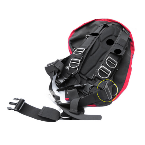 Scuba Diving Sidemount Webbing Strap Keeper voor 5cm Webbing BCD 4 2