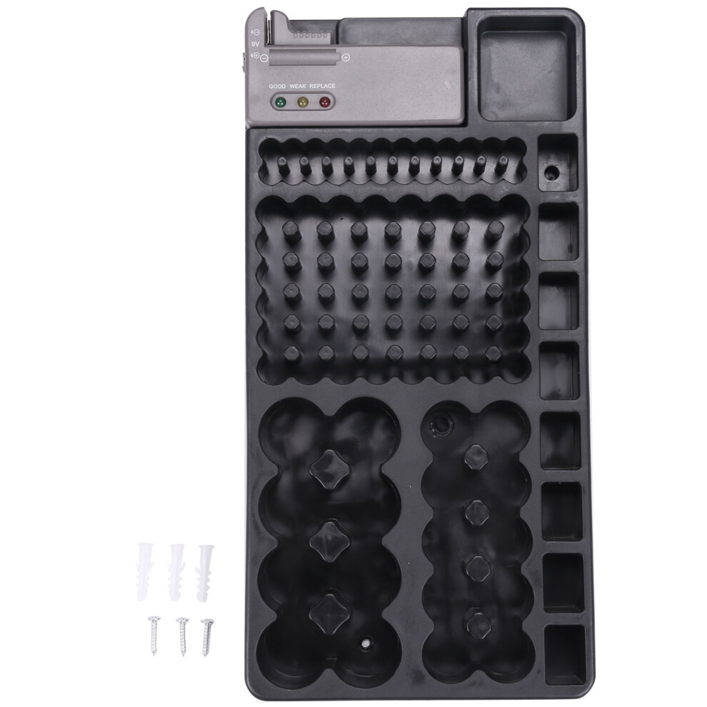 Battery Storage Organizer Holder With Tester Small Watch Batteries 4851013951348