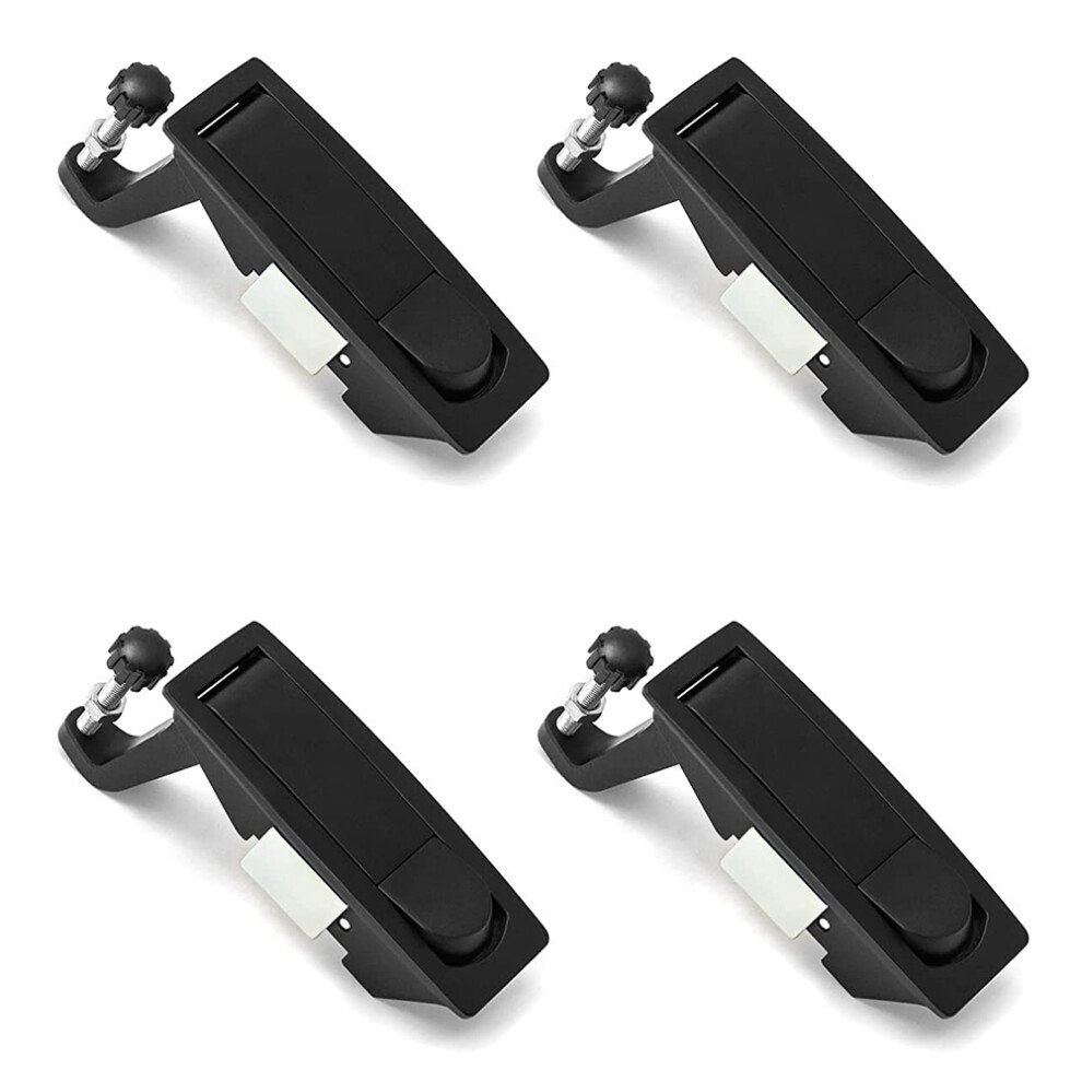 4Pcs Compression Zinc Alloy Flush Lever Latch 0.04 Inch-0.94 Inch 4851013951652
