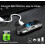 (Blue) Double Arc Electric Lighter Usb Rechargeable Lighter With Fingerprint Sensor Sport Car Shape 2