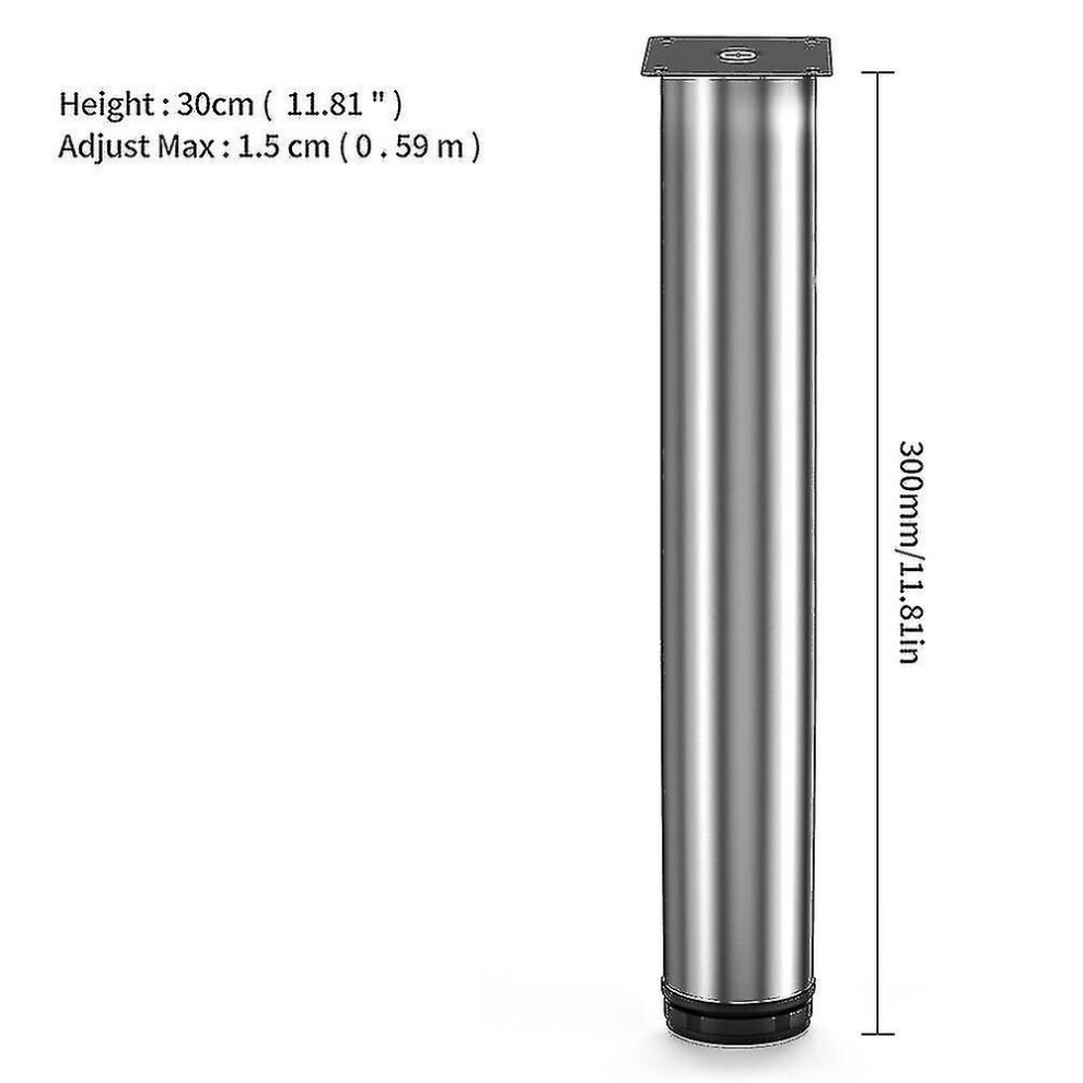 (300Mm) 5 35Cm Adjustable Stainless Steel Furniture Feet Black Replacement Metal Feet For Couch Cabinets Tv Stands Cabinet Sofa Feets 7305602248564