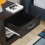 Home Discount (Black) Riano 1 Drawer 1 Shelf Bedside Chest Nightstand 6