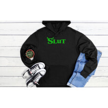 (XL, Black) Shrek Slut Shrek Lover Black Grey Men Women Unisex Hoodie